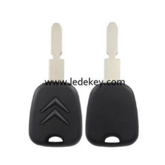 Citroen transponder blank key shell with 406 blade