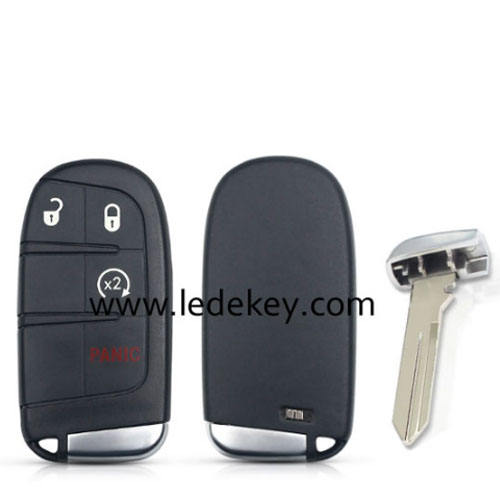 Fiat 5 button smart key shell
