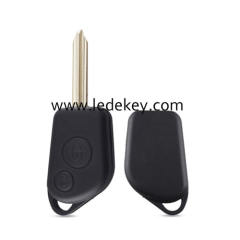 Citroen 2 button remote key shell without logo
