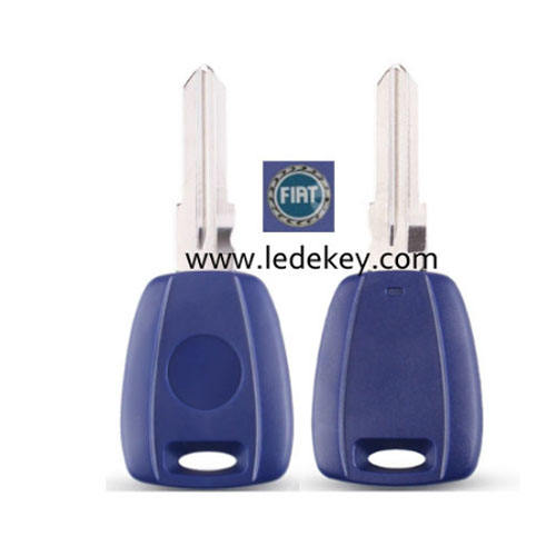 Fiat transponder key shell (Blue) with logo