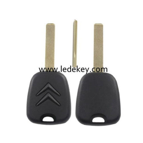 Citroen transponder blank key shell with 407/HU83 blade