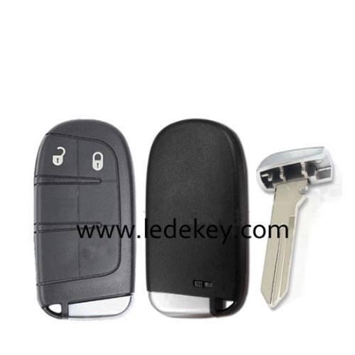 Fiat 2 button smart key shell