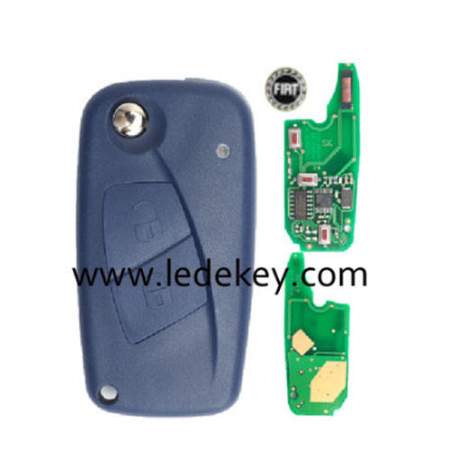 Fiat 2 button remote Key 433Mhz id46 Pcf7941(Blue)