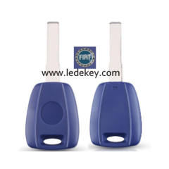 Fiat transponder key shell (Blue) with logo