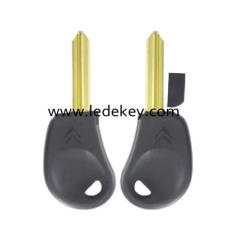 Citroen transponder key shell with chip groove with logo