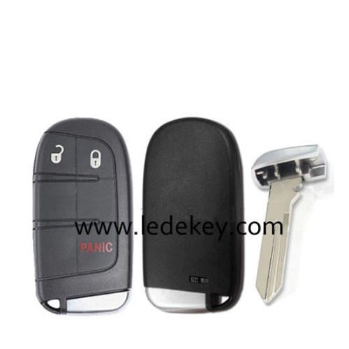 Fiat 3 button smart key shell