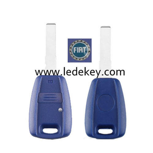 1 button Fiat remote key shell(Blue)