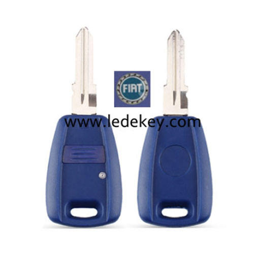 1 button Fiat remote key shell(Blue)