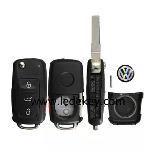 For VW  3/4 button remote key shell 202AD after 2011 （Please choose the model）