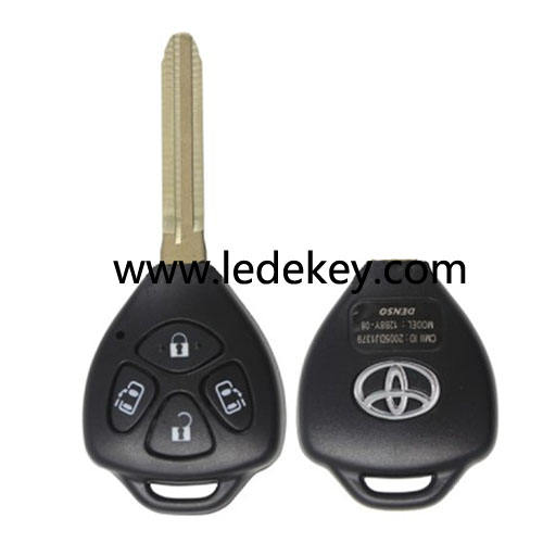 Toyota 4 button remote key shell