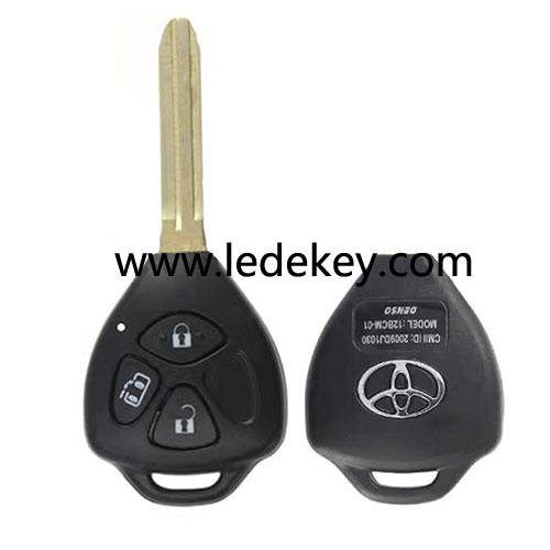 Toyota 3 button remote key shell TOY43 blade