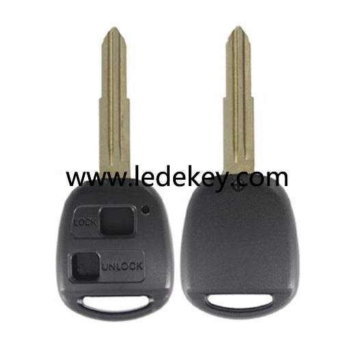 Toyota 2 button remote key shell without logo with right blade