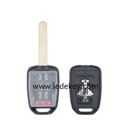 Honda 2+1 button remote key shell with logo