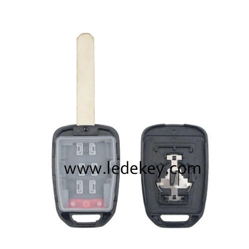 Honda 3+1 button remote key shell no logo