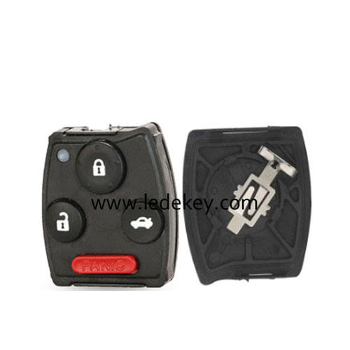 3+1 Honda remote key shell