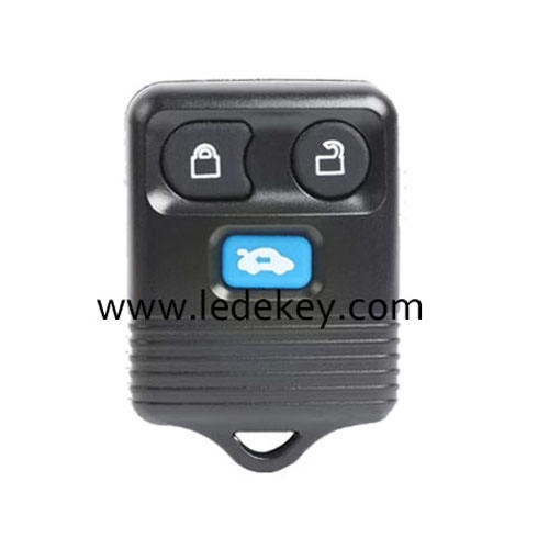 3 button Ford Focus remote key shell with blue button