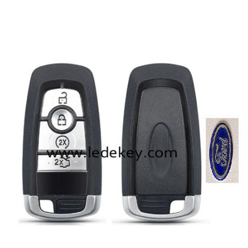 Ford 4 button smart key shell with logo