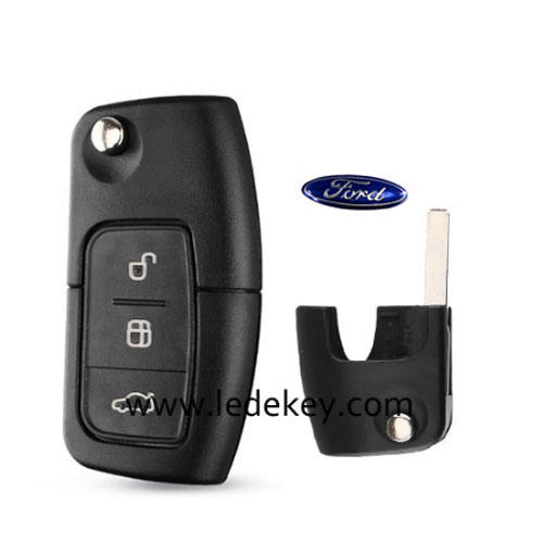 3 button  Ford Focus remote key shell