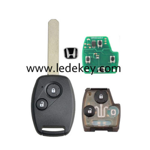 Honda 2 button remote key No Chip inside 315Mhz for Accord 2003-2007 (FCC ID: OUCG8D-380H-A PCF chip:4010)