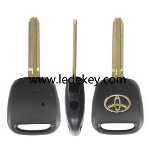 Toyota 2 button remote key blank with TOY43 blade