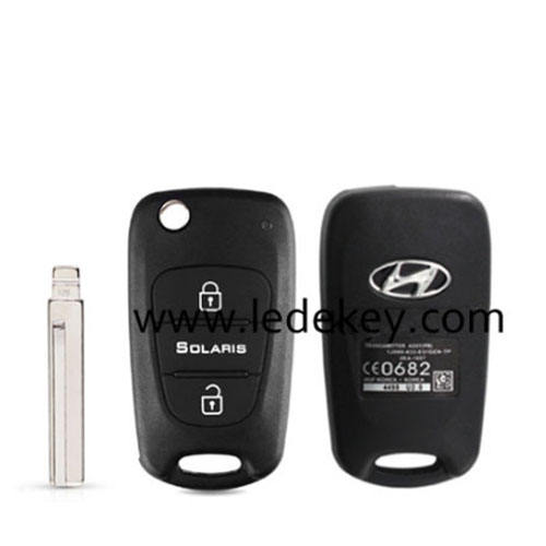 Hyundai Solaris flip key shell