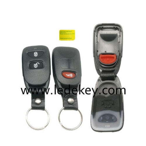 Kia 2+1 button remote key shell