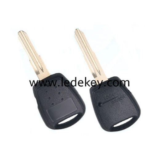 Hyundai 1 button remote key blank without Logo Left blade