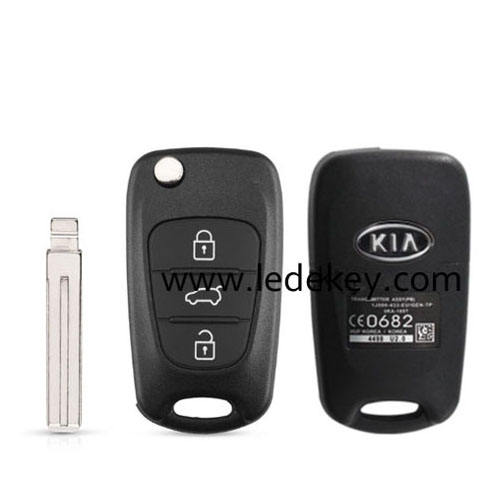 Kia K5 flip key shell