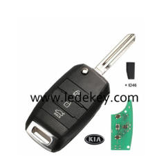 Kia K3 remote control with 4D70 chip and 433Mhz