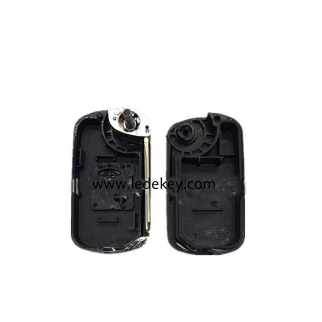 Land rover 2 button flip  remote key shell