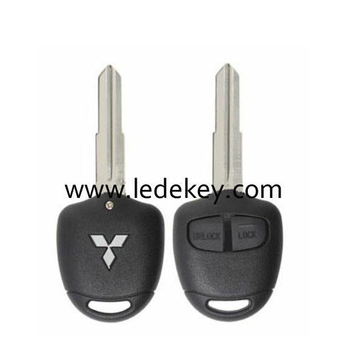 Mitsubishi Outlander 2 button blank remote key shell (right blade)