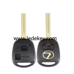 Lexus 2 button blank remote key shell Toy48 blade (Short Blade(TOY48)
