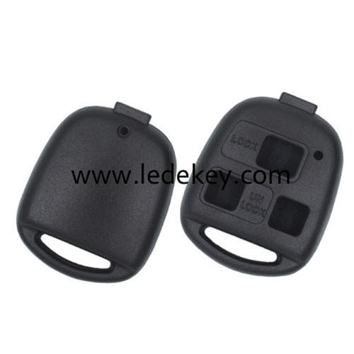 Toyota Lexus 3 button remote key shell without blade no logo