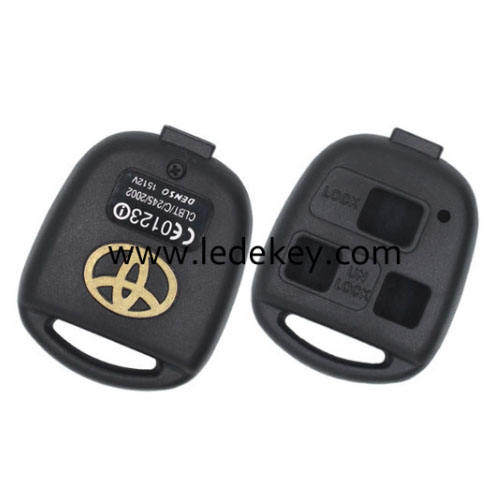 Toyota 3 button remote key shell without blade