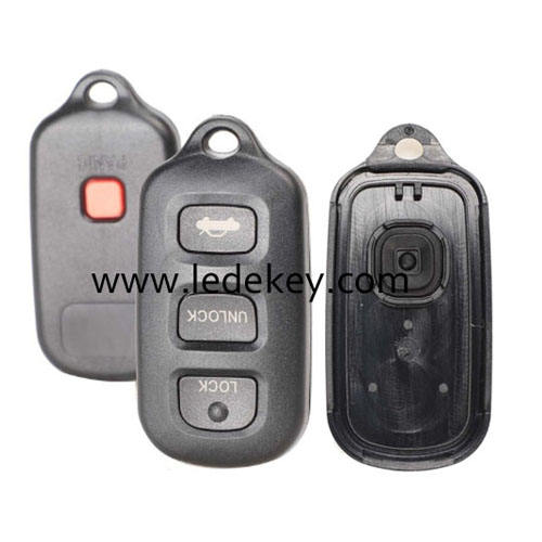 Toyota 3+1 button remote key shell