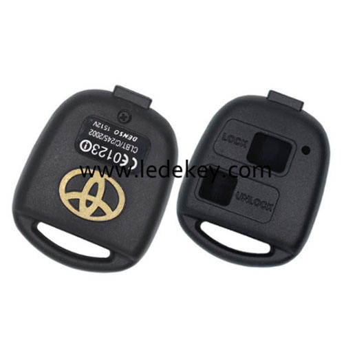 Toyota 2 button remote key shell without blade