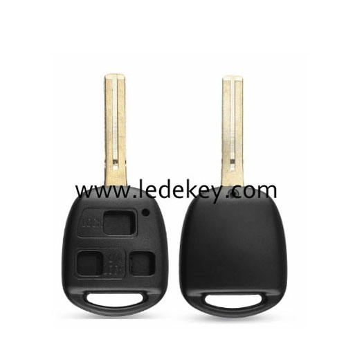 Lexus 3 button blank remote key shell without logo(TOY48) Short Blade