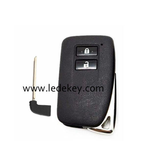 Lexus 2 button smart key shell with logo