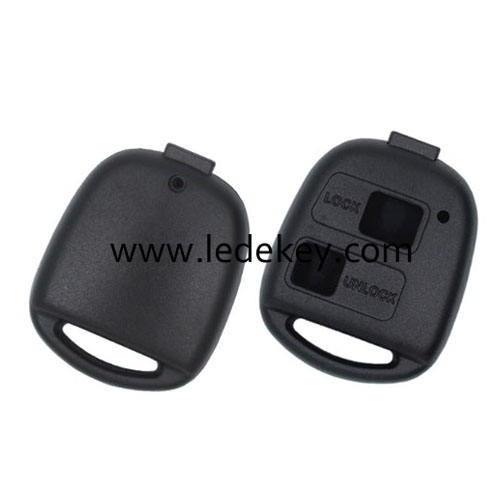 Toyota Lexus 2 button remote key shell without blade no logo