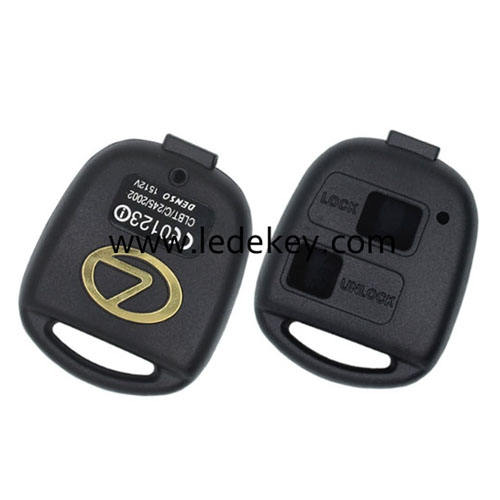 Lexus 2 button remote key shell without blade