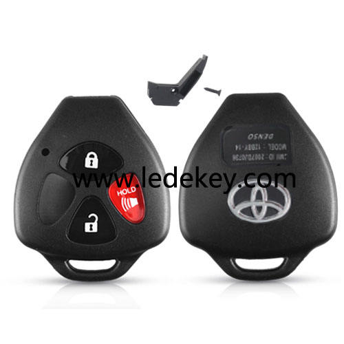 Toyota 3 button remote key head( NO blade)