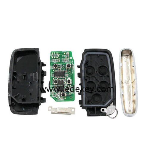 For Landrover Evoque Discovery4 Sport Range Rover 5 Button Smart Key Keyless Go with 433Mhz ID49 chip FCCID：KOBJTF10A