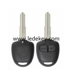 Mitsubishi Outlander 2 button blank remote key shell (right blade) NO Logo