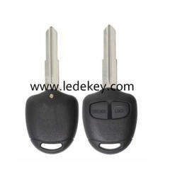 Mitsubishi Outlander 2 button blank remote key shell (Left blade) NO Logo