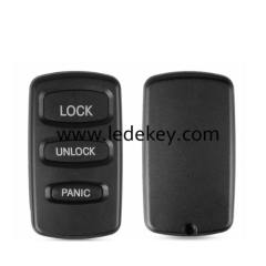 Mitsubishi 3 button remote key shell