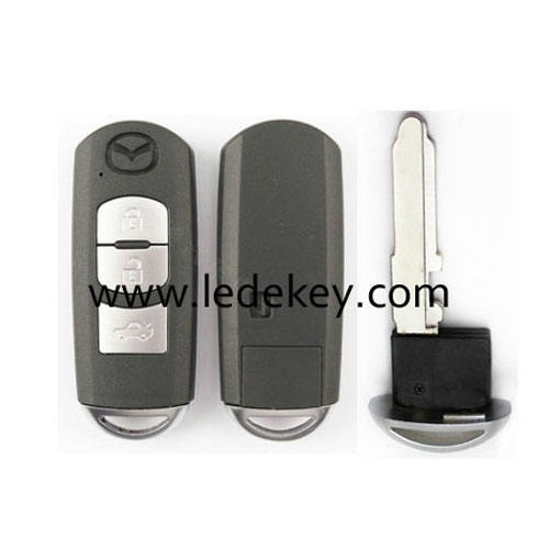 Mazda 3 button Smart key shell