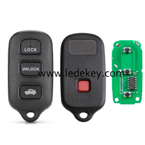 Toyota 3+1 remote key 314Mhz(HYQ12BAN, HYQ12BBX, HYQ1512Y)