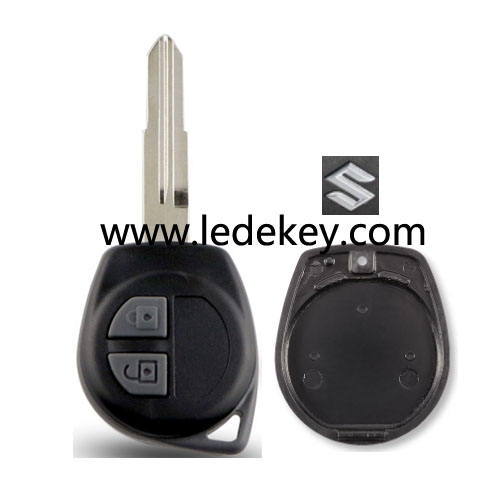 Suzuki 2 button remote key shell with SZ11R blade with Logo