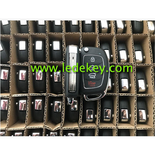 Hyundai IX45 3+1 button key shell middle key blade