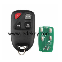 Mazda 4 button button remote key with 313.8mhz KPU41805